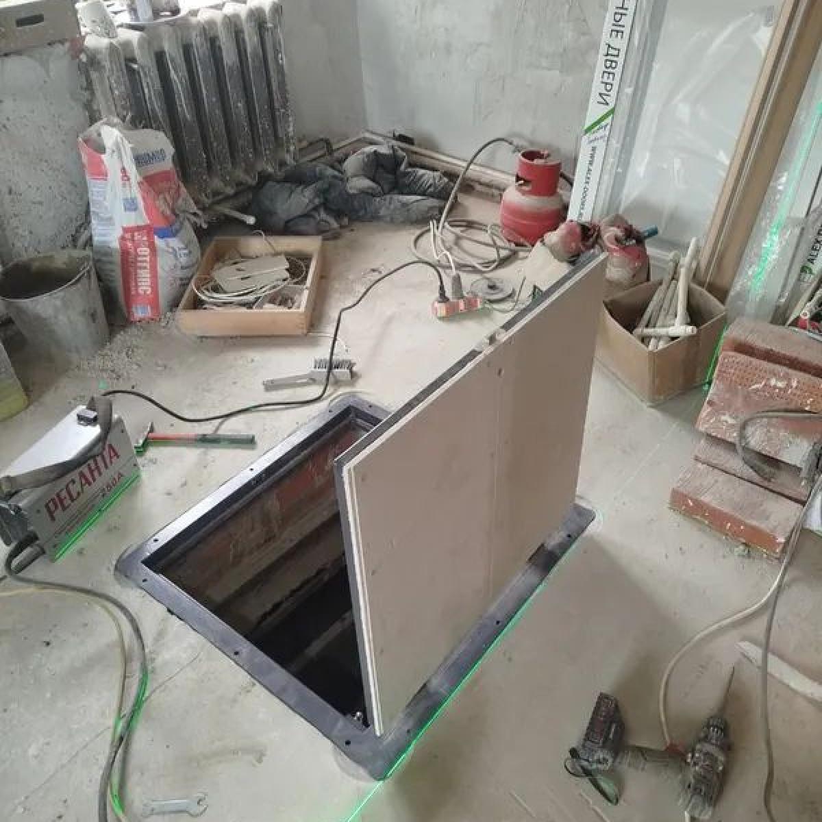 Напольный люк Бюджет 700х700